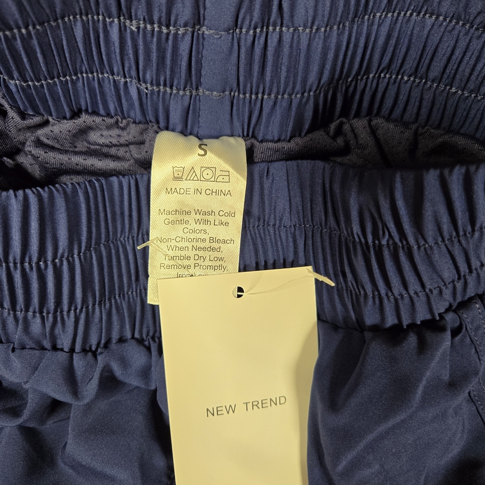 Navy Blue Athletic Shorts